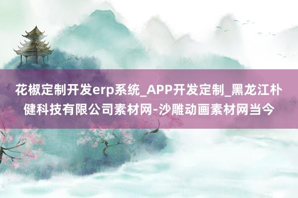 花椒定制开发erp系统_APP开发定制_黑龙江朴健科技有限公司素材网-沙雕动画素材网当今